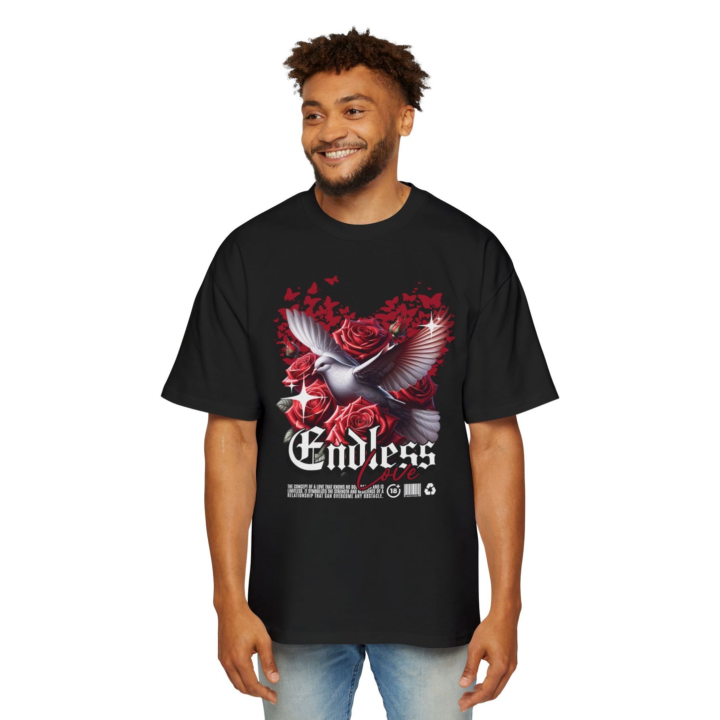 Endless Love Graphic Men's Heavy Oversized Tee