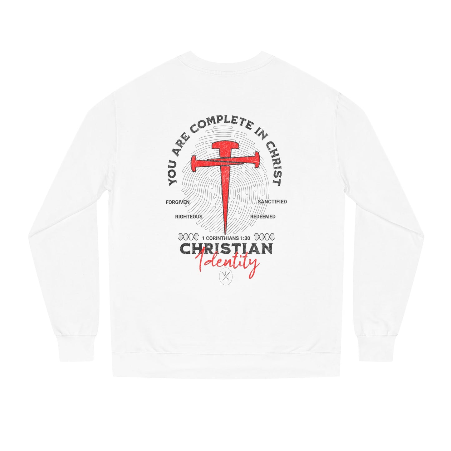 Christian Identity Sweatshirt | Faith Apparel, Inspirational Gifts, Unisex Crew Neck, Religious Sweatshirt, Christian Clothing