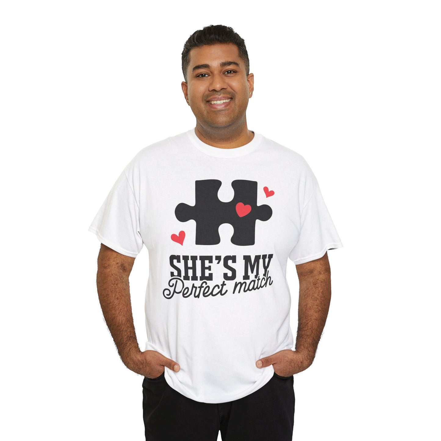 She's My Perfect Match Matching Valentines Day Shirt