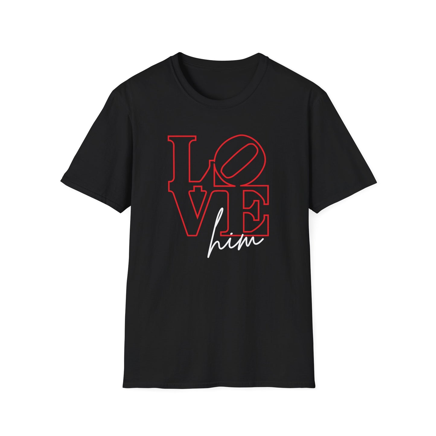 Love Him Couples Matching T-Shirt – Perfect Gift for Valentine's Day