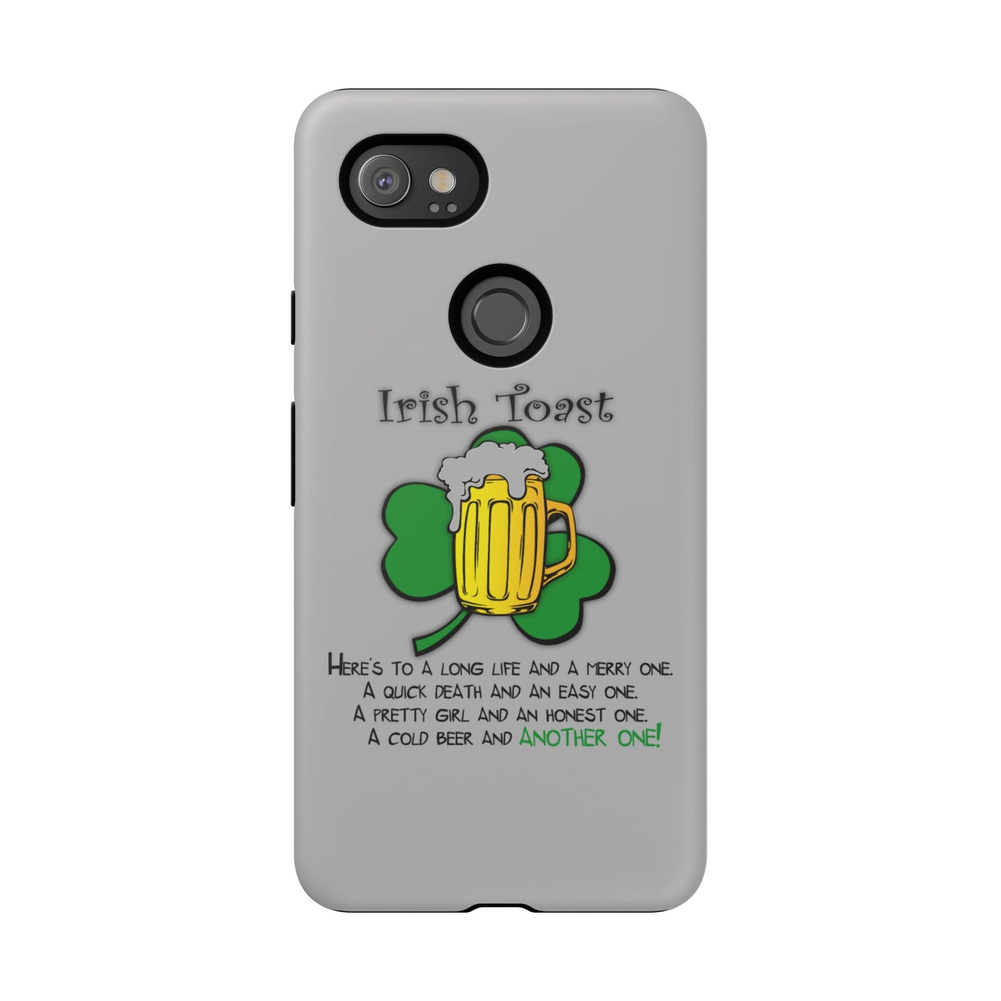 Irish Toast Beer Mug Phone Case - Tough, Fun, St. Patrick's Day Gift