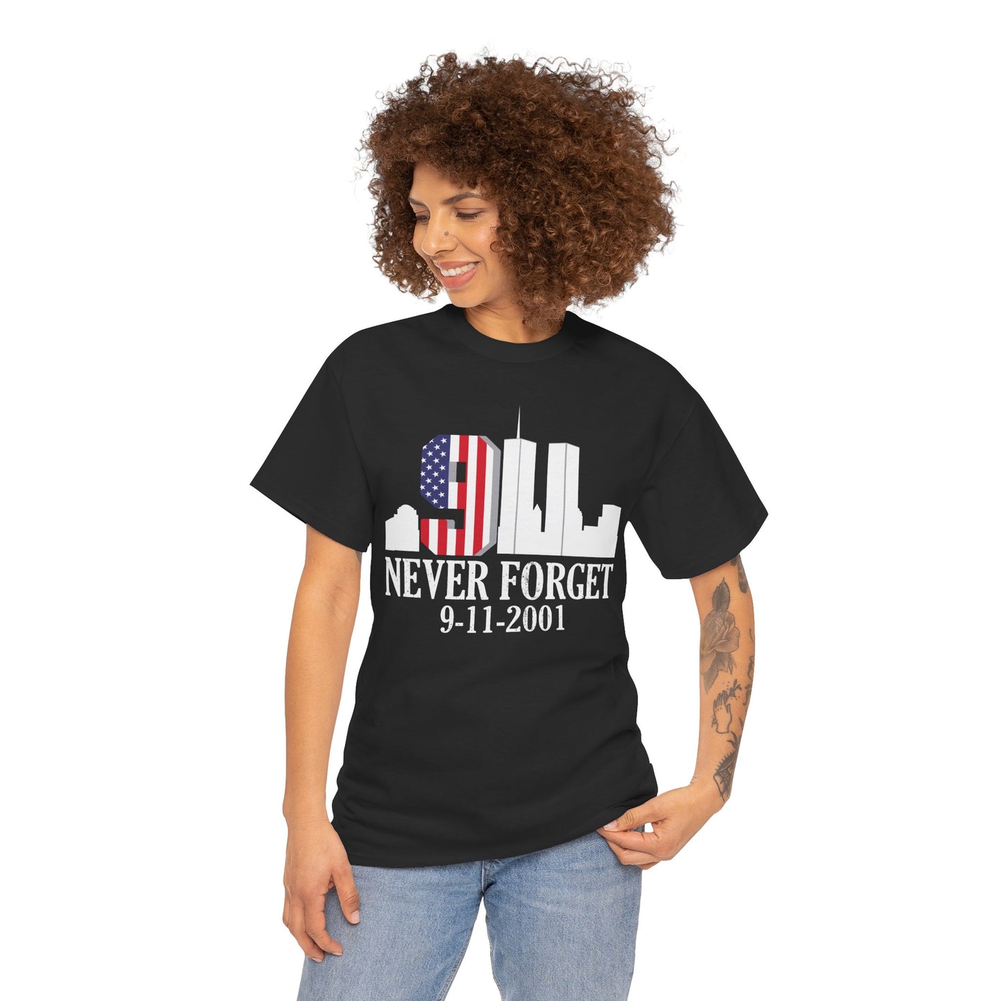 911 Never Forget Unisex Heavy Cotton Tee, Commemorative T-Shirt, September 11th Remembrance, Memorial Day Apparel, Patriot's Day Tee, [...]