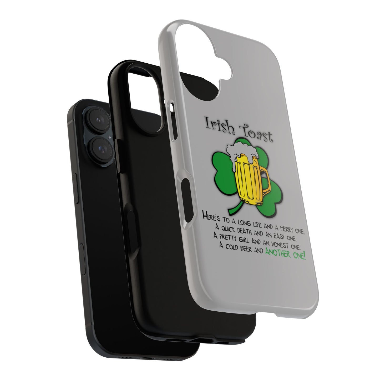 Irish Toast Beer Mug Phone Case - Tough, Fun, St. Patrick's Day Gift