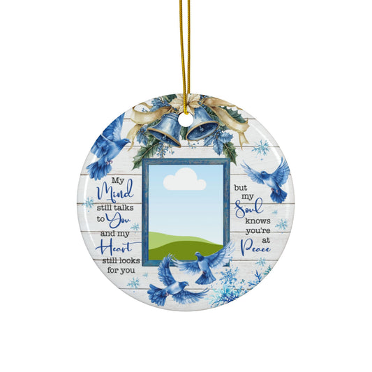 Mind, Heart and Soul Memorial Ornament