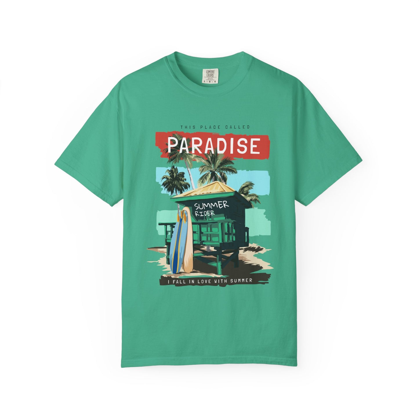 This Place Called Paradise Summer Shirt, Relaxed Beach Vibe, Perfect for Summer Events, Gift for Beach Lovers, Casual Wear, Vacation Apparel