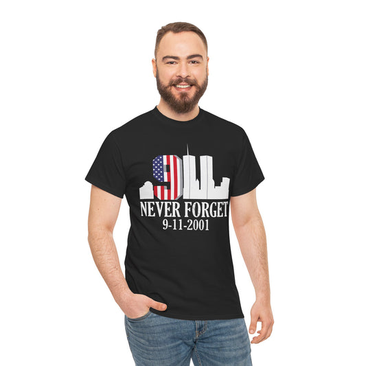 911 Never Forget Unisex Heavy Cotton Tee, Commemorative T-Shirt, September 11th Remembrance, Memorial Day Apparel, Patriot's Day Tee, [...]