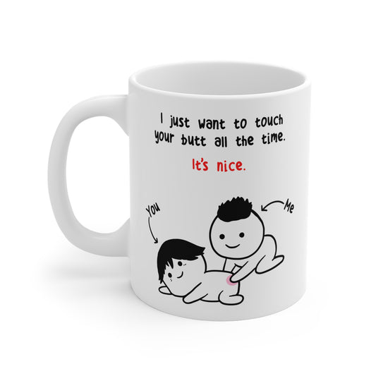 Butt Valentines Day Mug 11oz