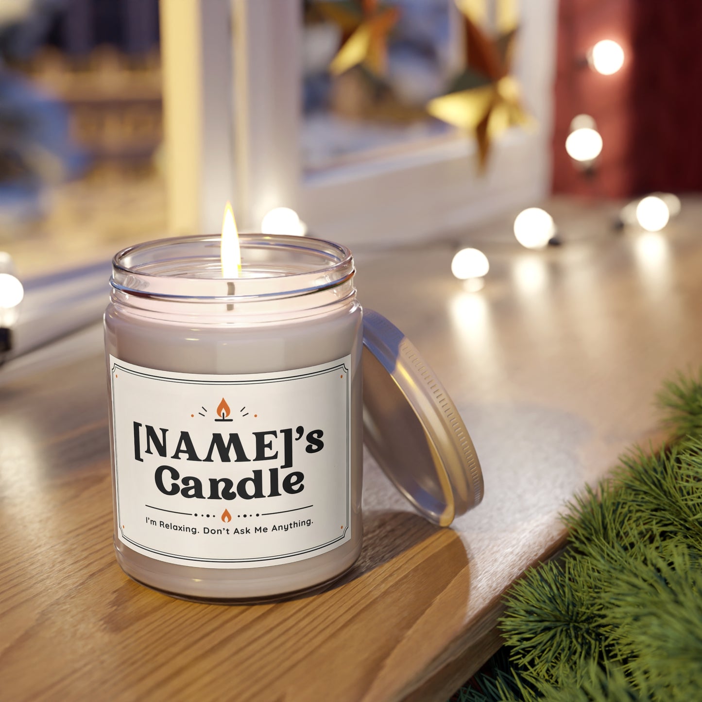 Personalized “[NAME]’s Candle” – Funny Scented Candle, Relaxation Gift