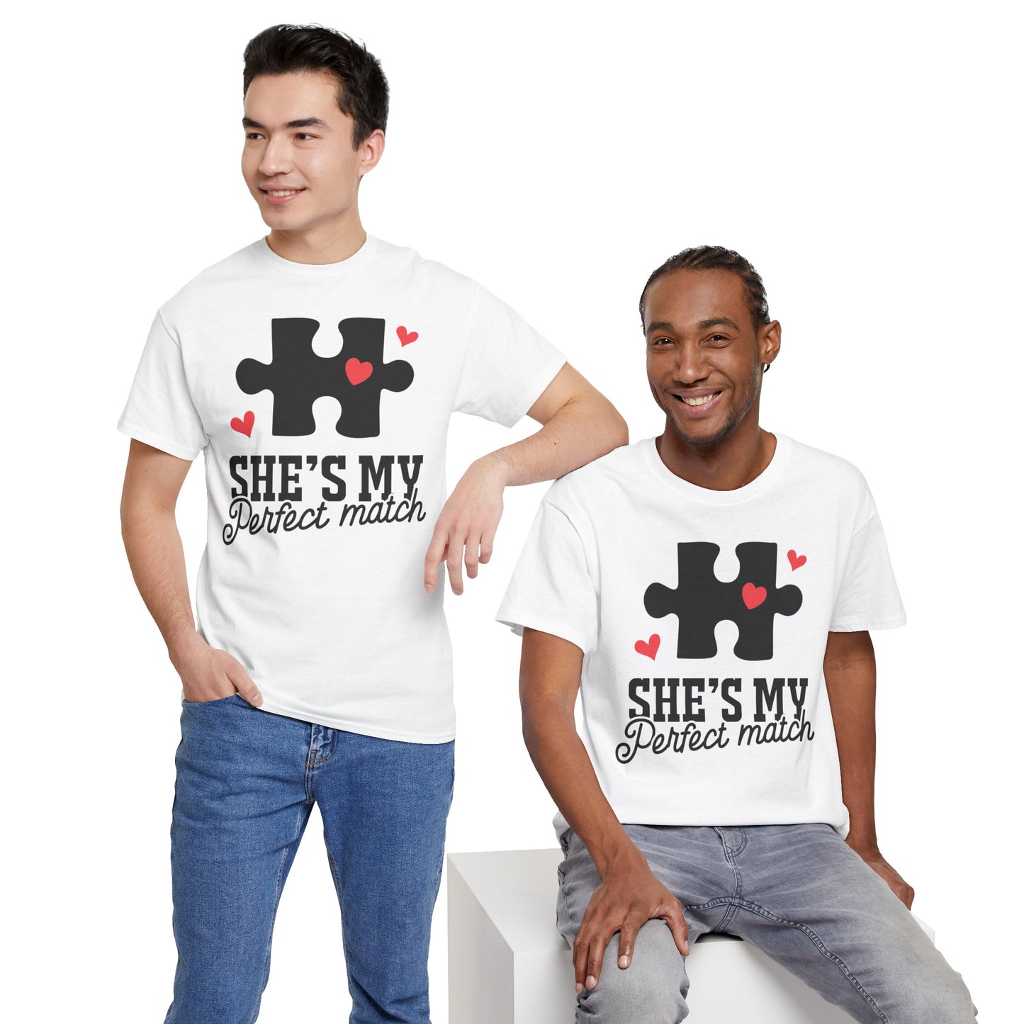 She's My Perfect Match Matching Valentines Day Shirt