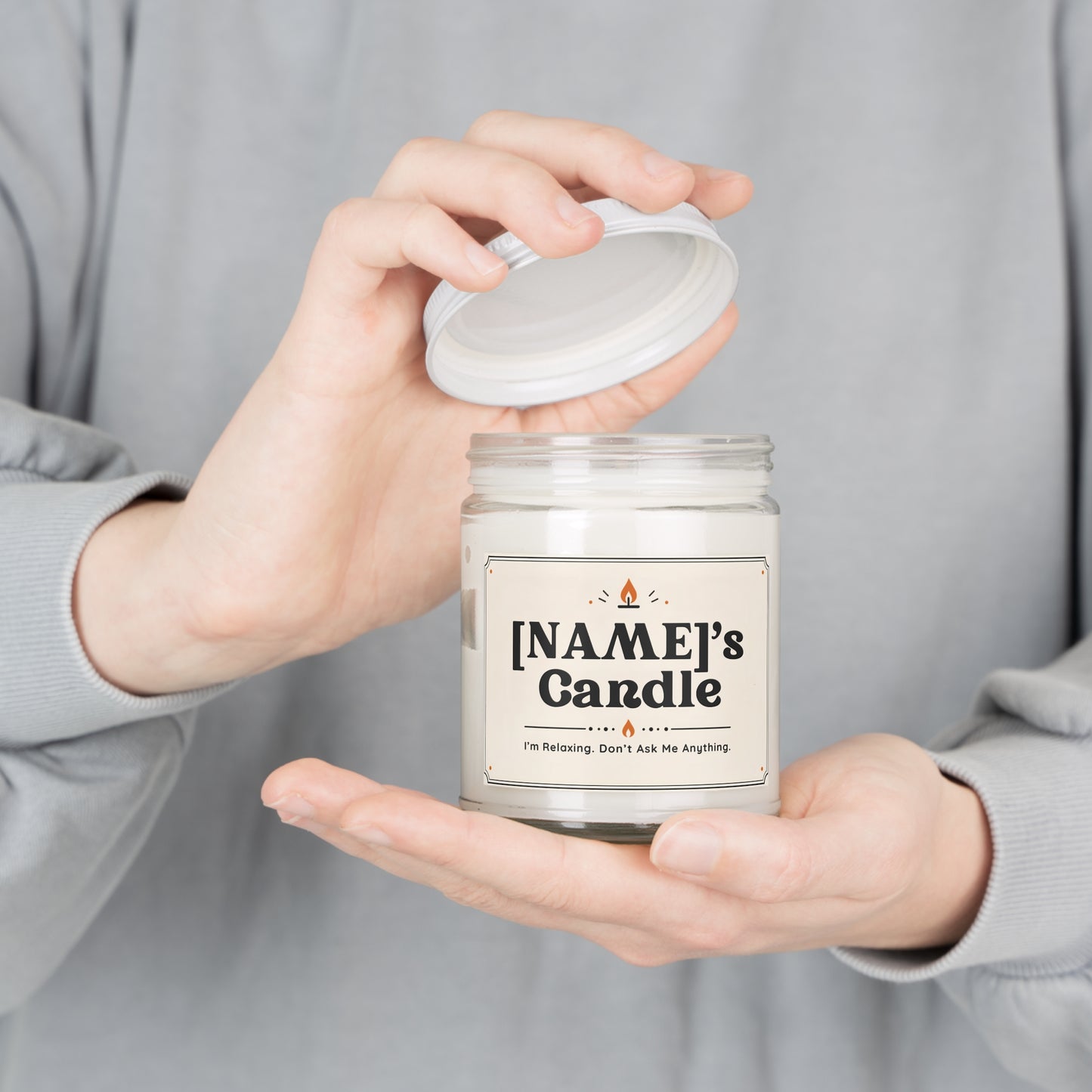 Personalized “[NAME]’s Candle” – Funny Scented Candle, Relaxation Gift