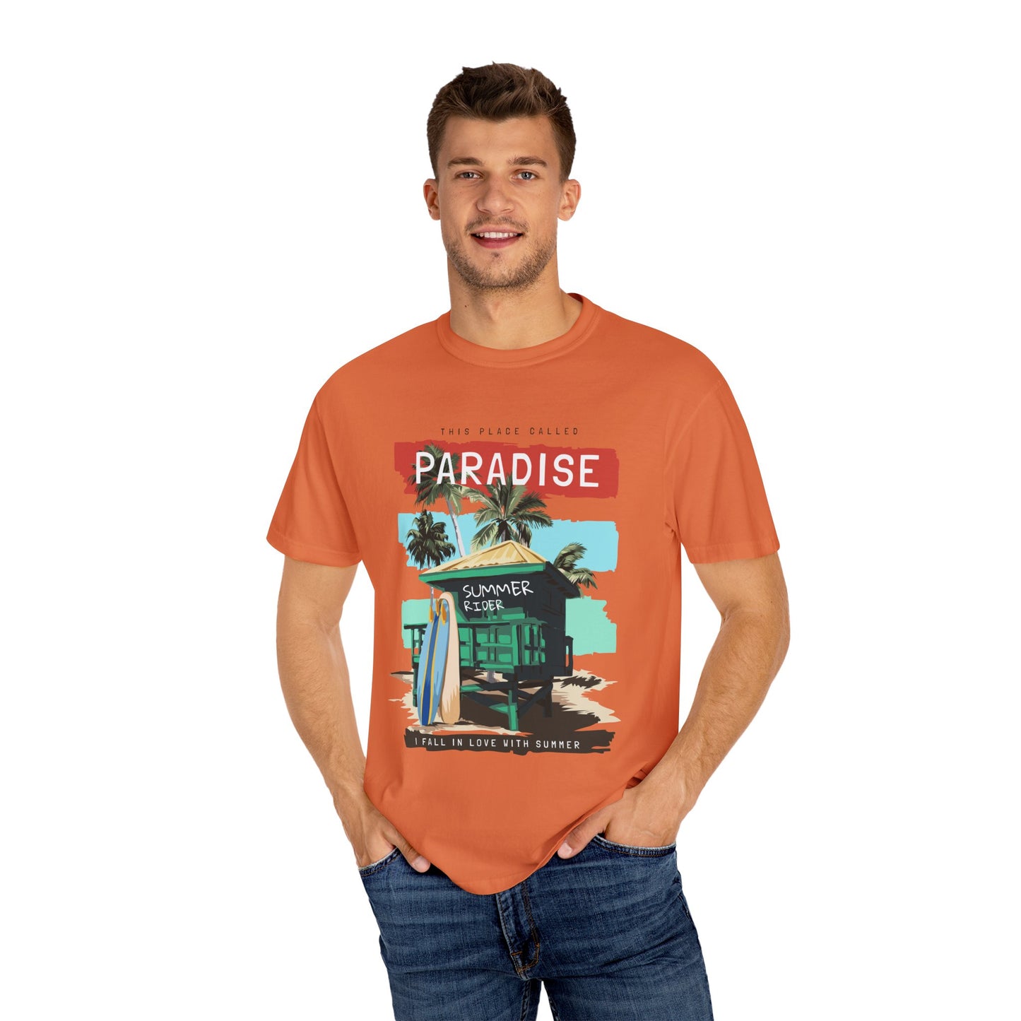 This Place Called Paradise Summer Shirt, Relaxed Beach Vibe, Perfect for Summer Events, Gift for Beach Lovers, Casual Wear, Vacation Apparel