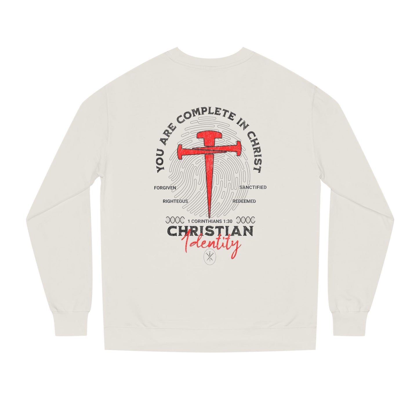 Christian Identity Sweatshirt | Faith Apparel, Inspirational Gifts, Unisex Crew Neck, Religious Sweatshirt, Christian Clothing