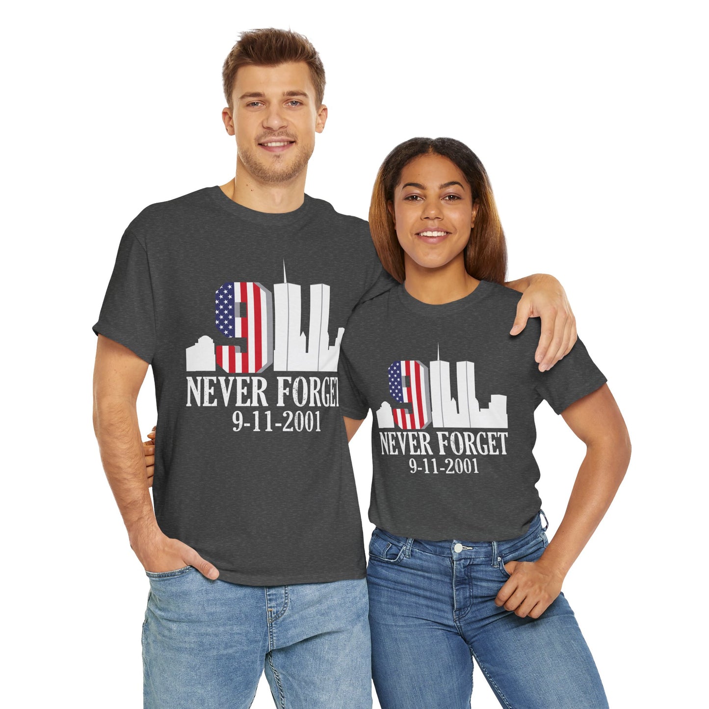 911 Never Forget Unisex Heavy Cotton Tee, Commemorative T-Shirt, September 11th Remembrance, Memorial Day Apparel, Patriot's Day Tee, [...]