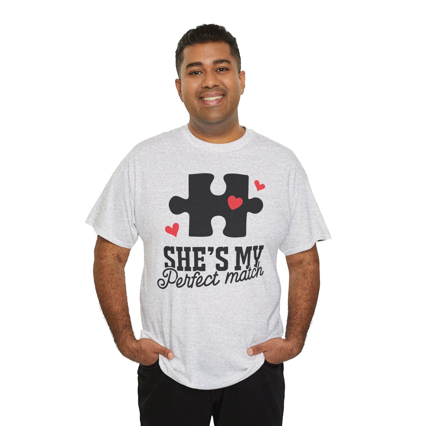 She's My Perfect Match Matching Valentines Day Shirt