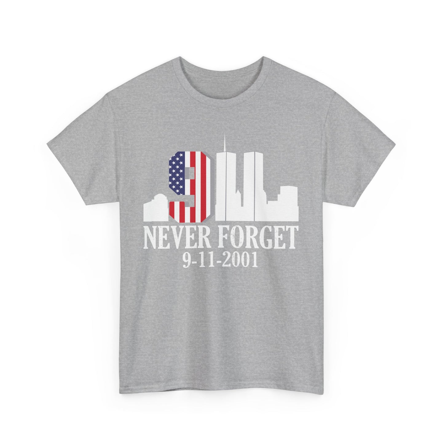 911 Never Forget Unisex Heavy Cotton Tee, Commemorative T-Shirt, September 11th Remembrance, Memorial Day Apparel, Patriot's Day Tee, [...]