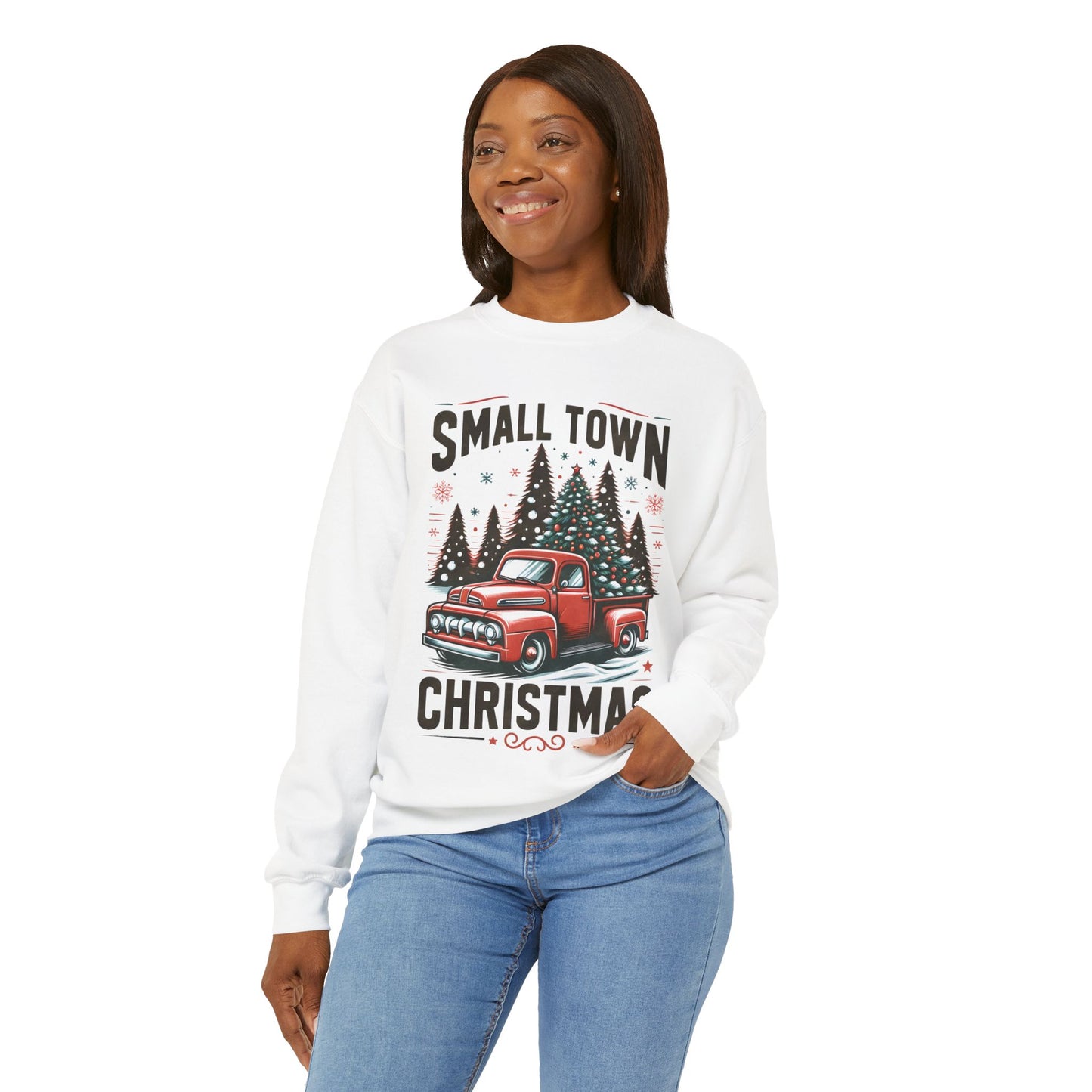 Small Town Christmas Unisex Sweatshirt