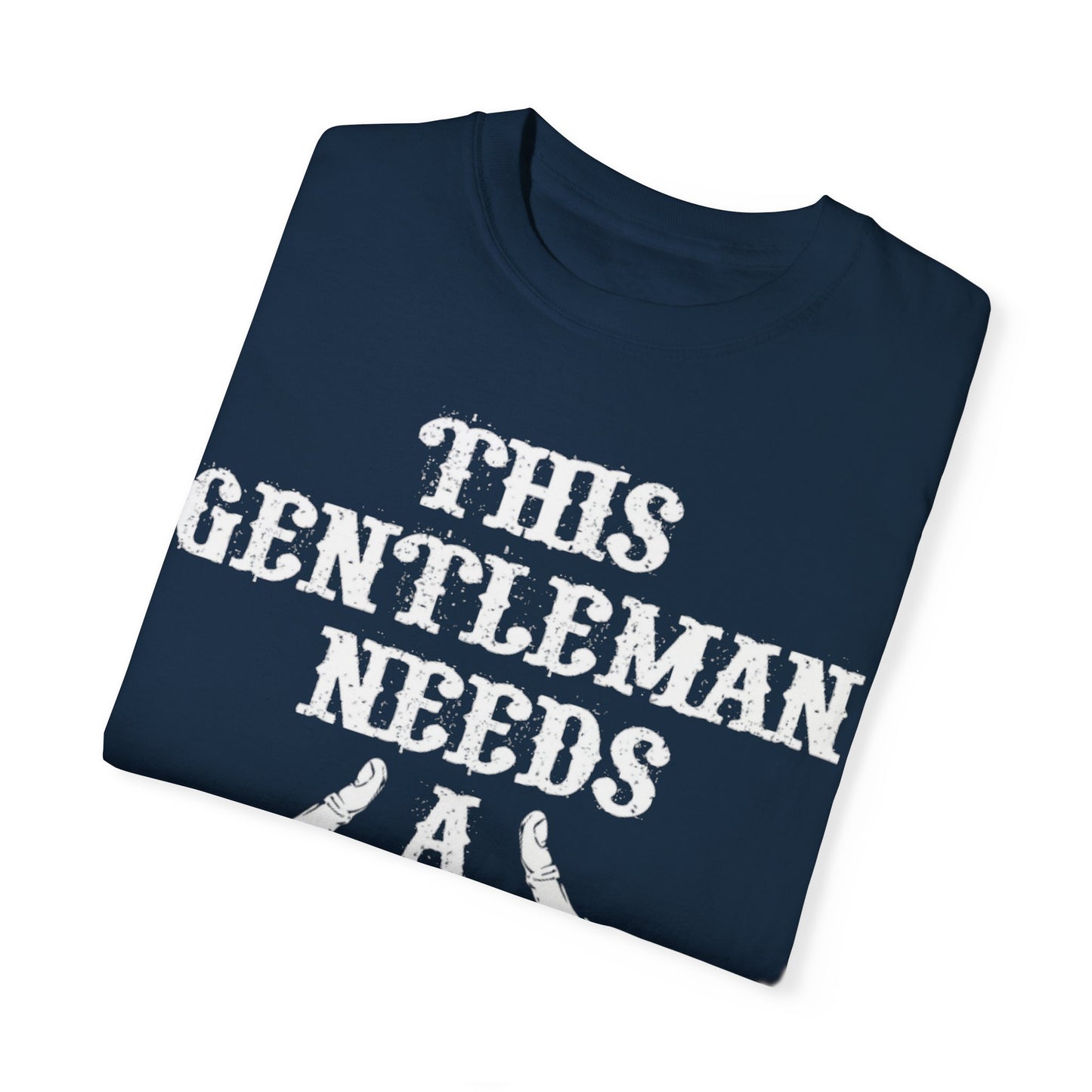 Refined Thirst - 'This Gentleman Needs a Beer' T-shirt