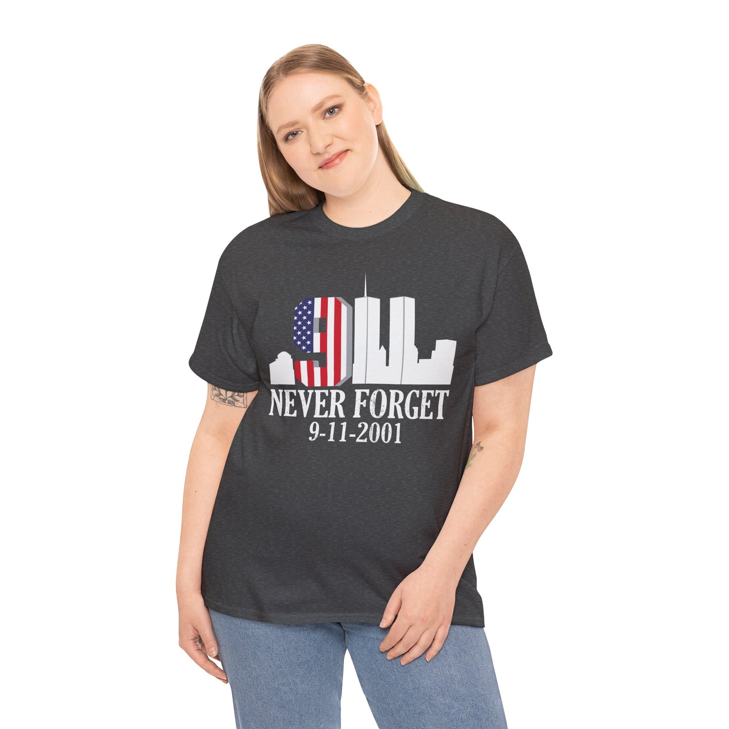 911 Never Forget Unisex Heavy Cotton Tee, Commemorative T-Shirt, September 11th Remembrance, Memorial Day Apparel, Patriot's Day Tee, [...]