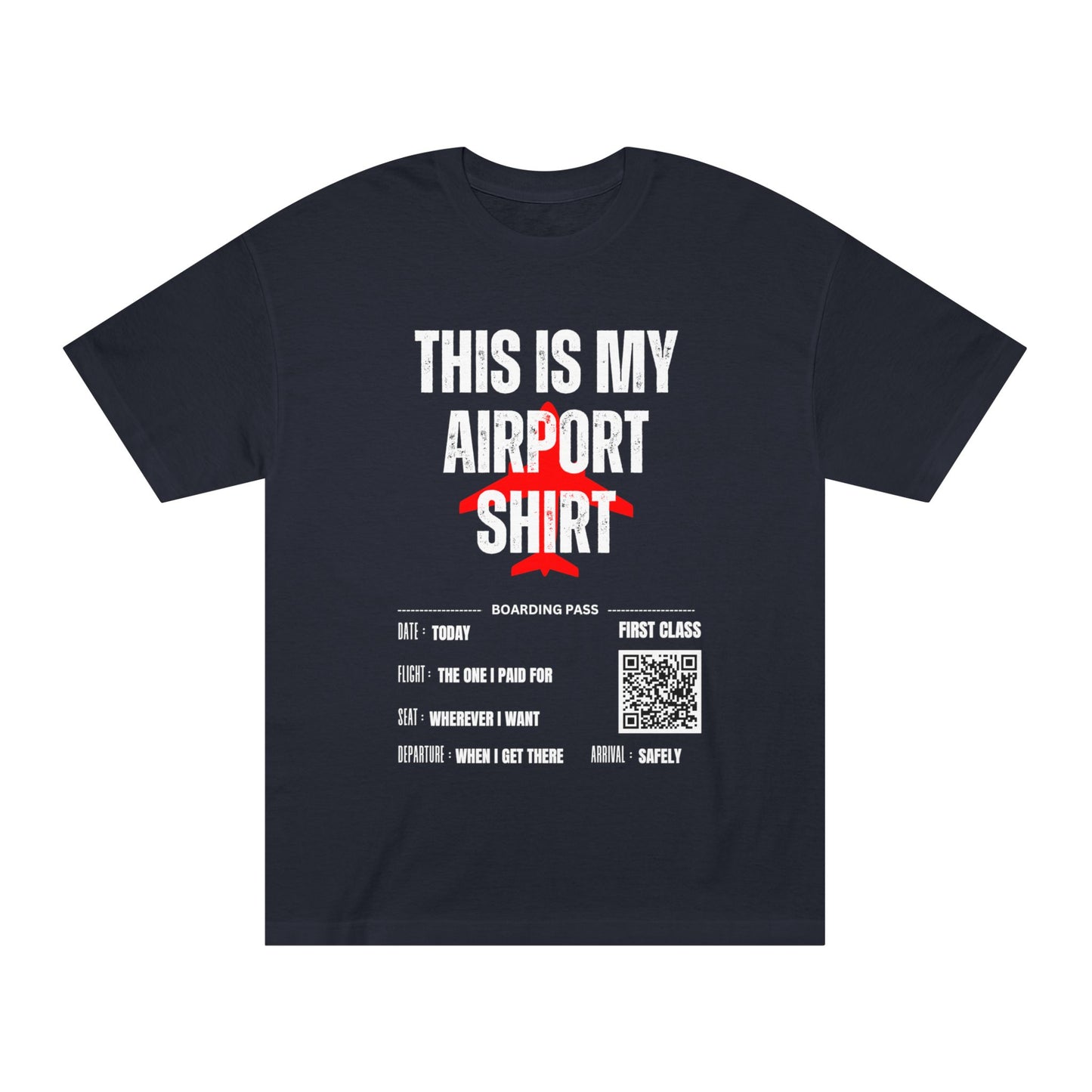 This Is My Airport Shirt Unisex Classic Tee Black