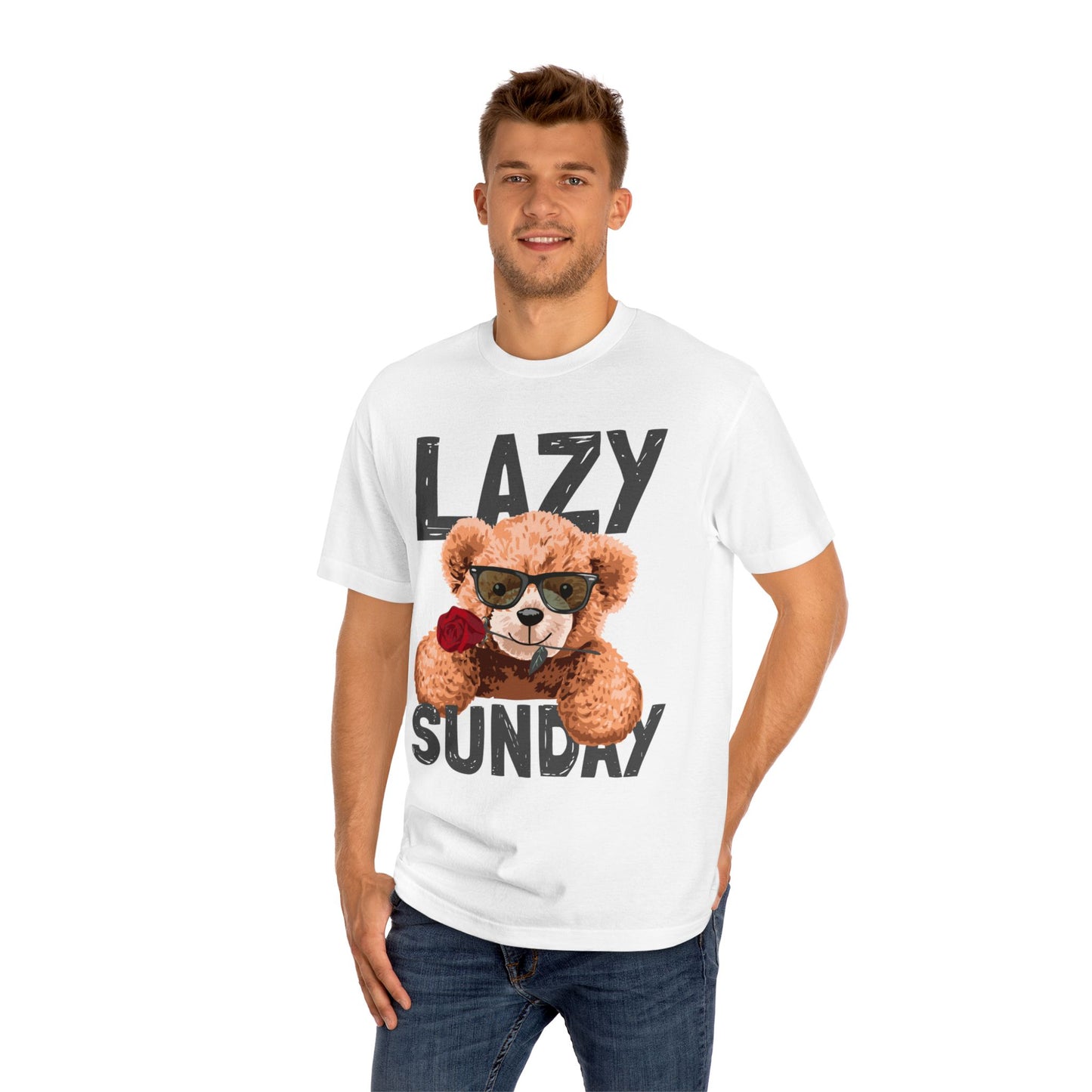 Lazy Sunday Graphic Unisex Classic Tee