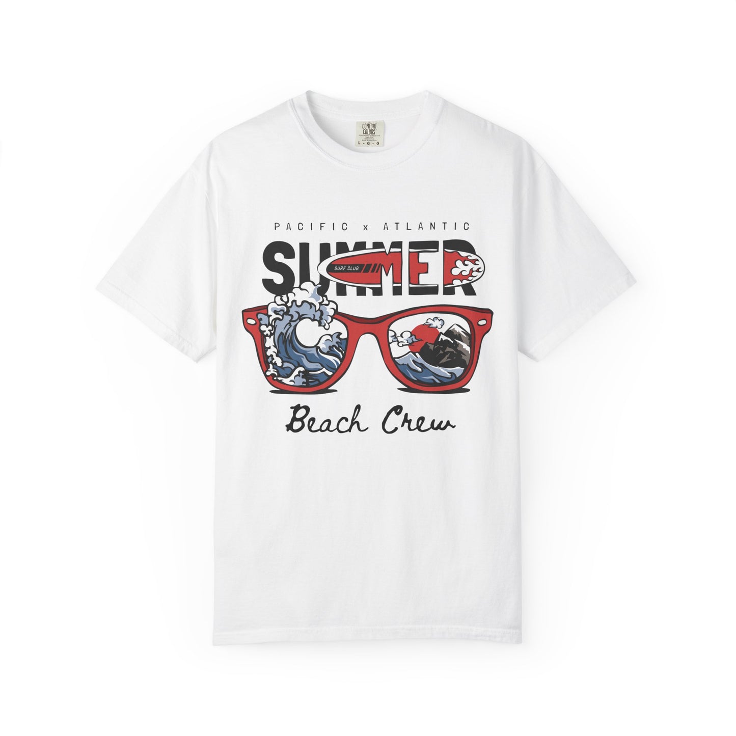 Summer Beach Crew T-Shirt | Graphic Tee, Beachwear, Vacation Shirt, Summer Gift, Unisex Apparel