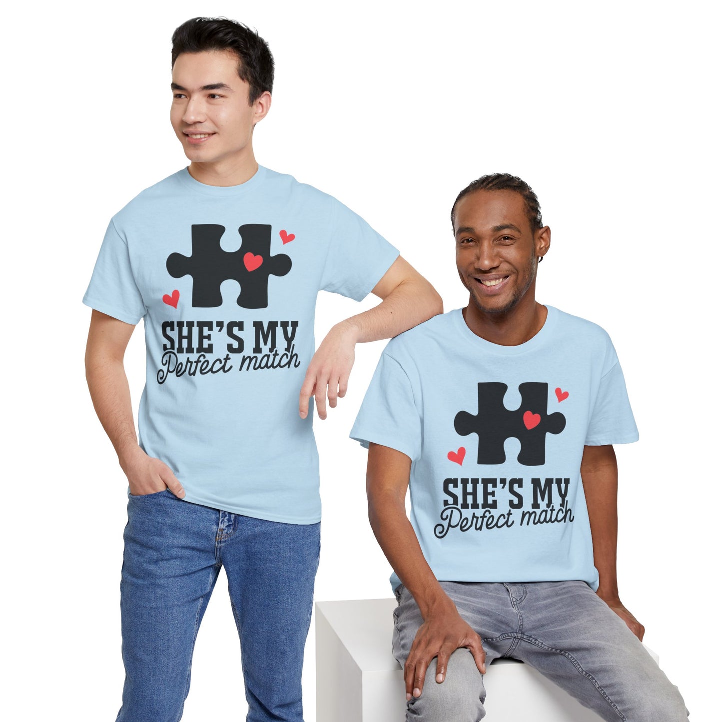 She's My Perfect Match Matching Valentines Day Shirt