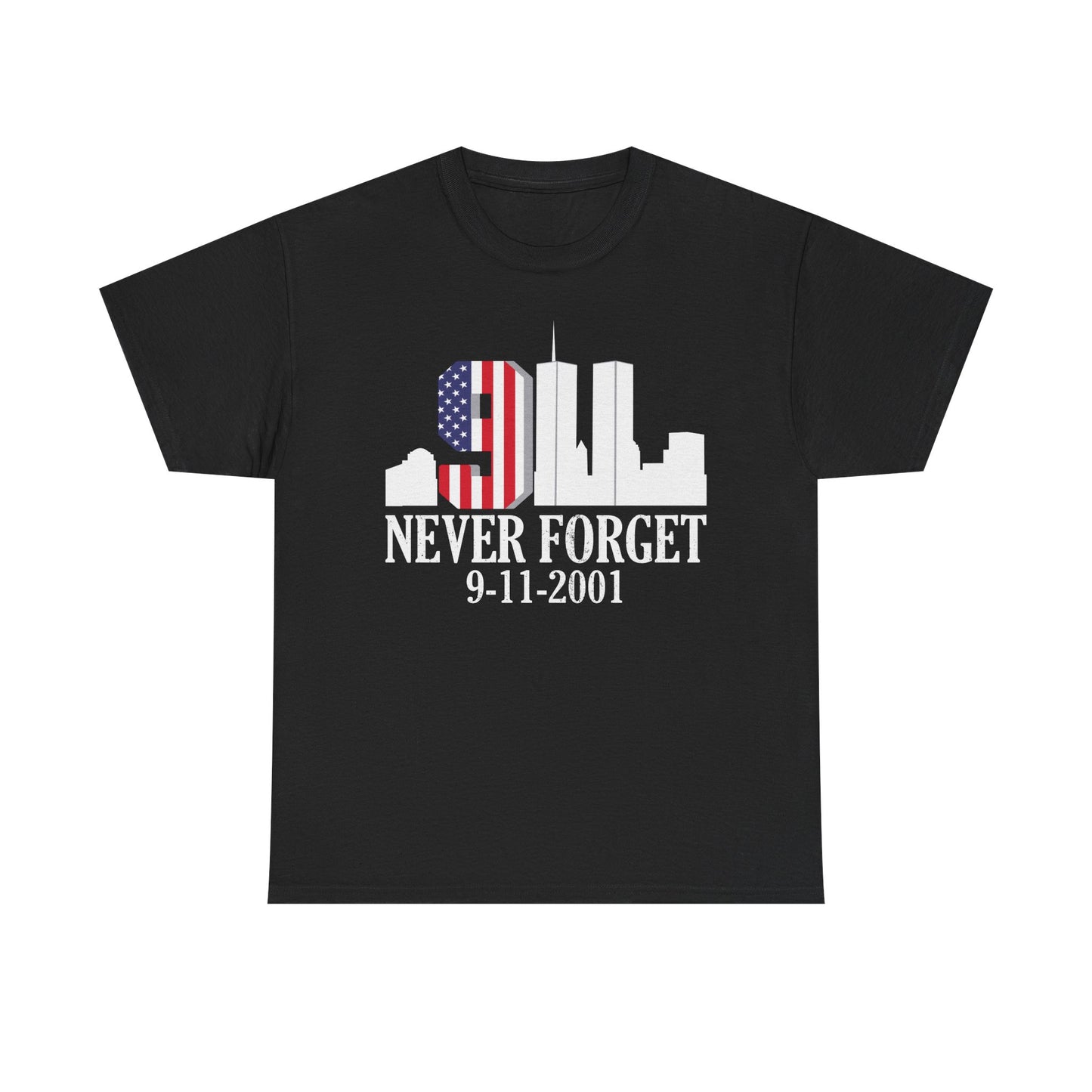 911 Never Forget Unisex Heavy Cotton Tee, Commemorative T-Shirt, September 11th Remembrance, Memorial Day Apparel, Patriot's Day Tee, [...]