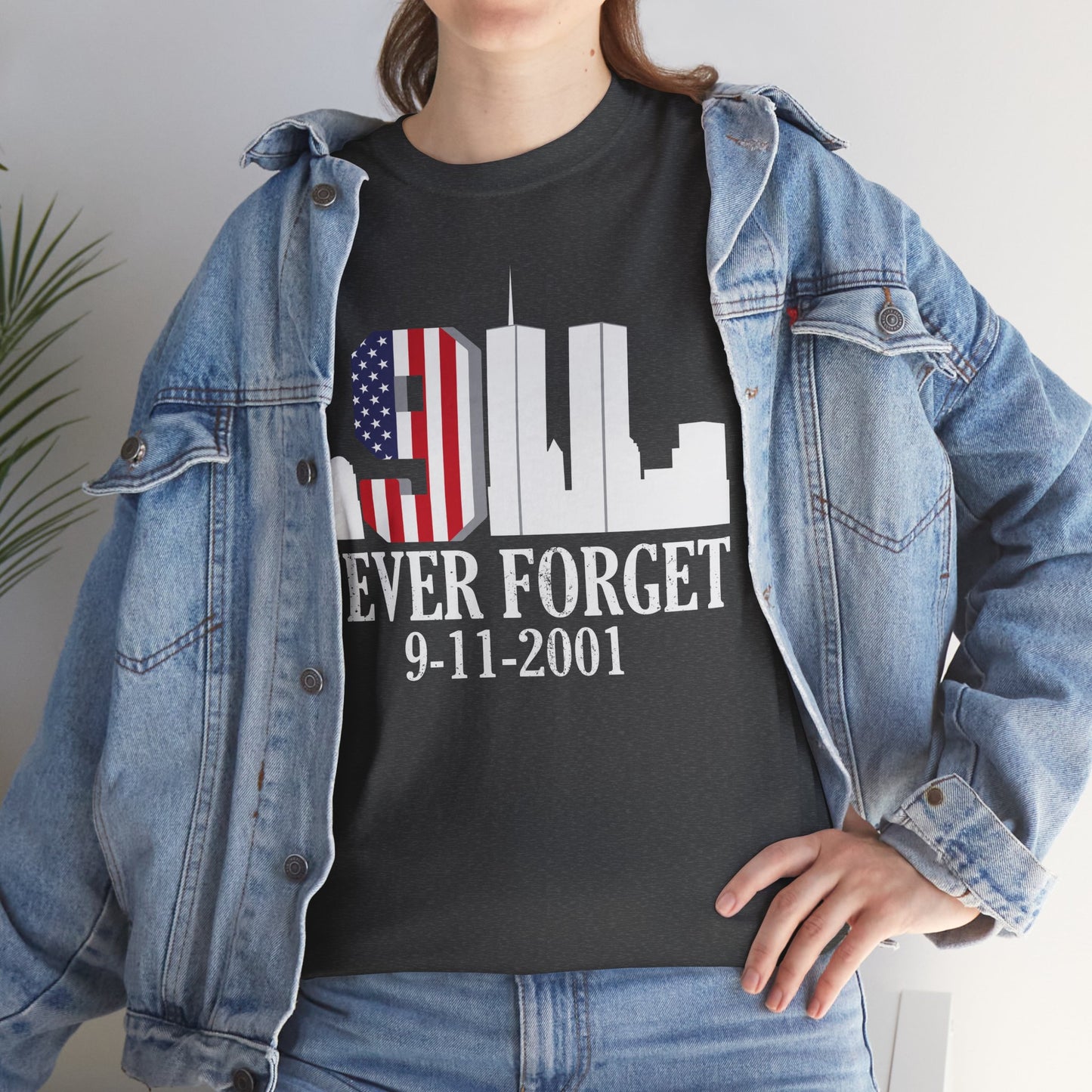 911 Never Forget Unisex Heavy Cotton Tee, Commemorative T-Shirt, September 11th Remembrance, Memorial Day Apparel, Patriot's Day Tee, [...]