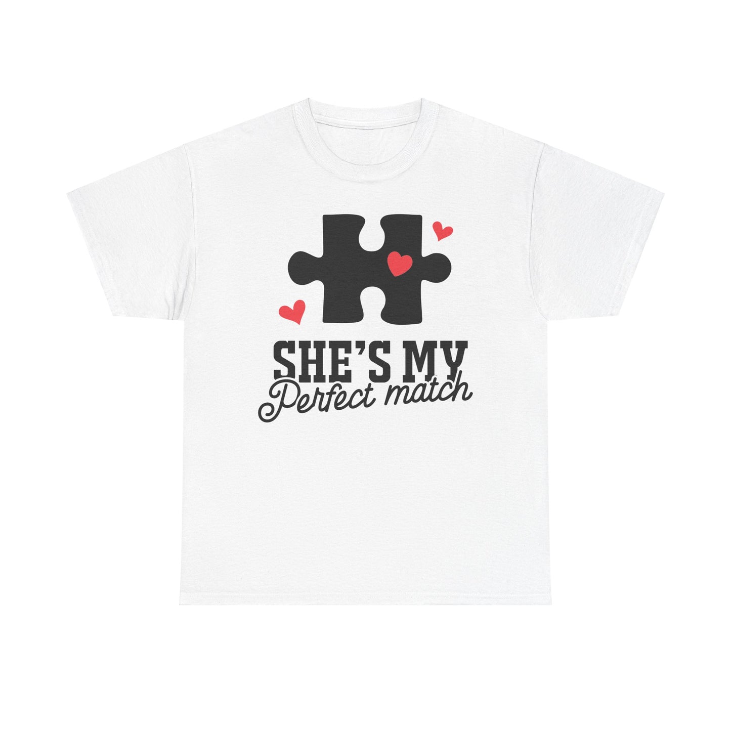 She's My Perfect Match Matching Valentines Day Shirt