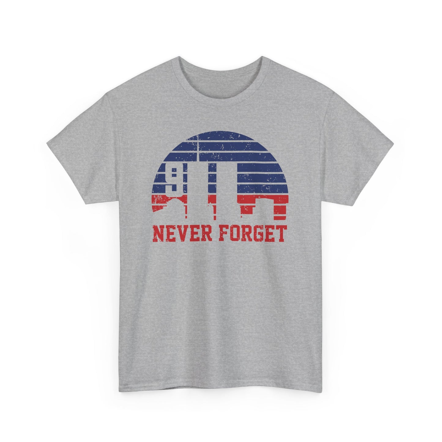 "Never Forget" Memorial Shirt, Patriotic Tee, Remembrance Apparel, 9/11 Tribute Shirt