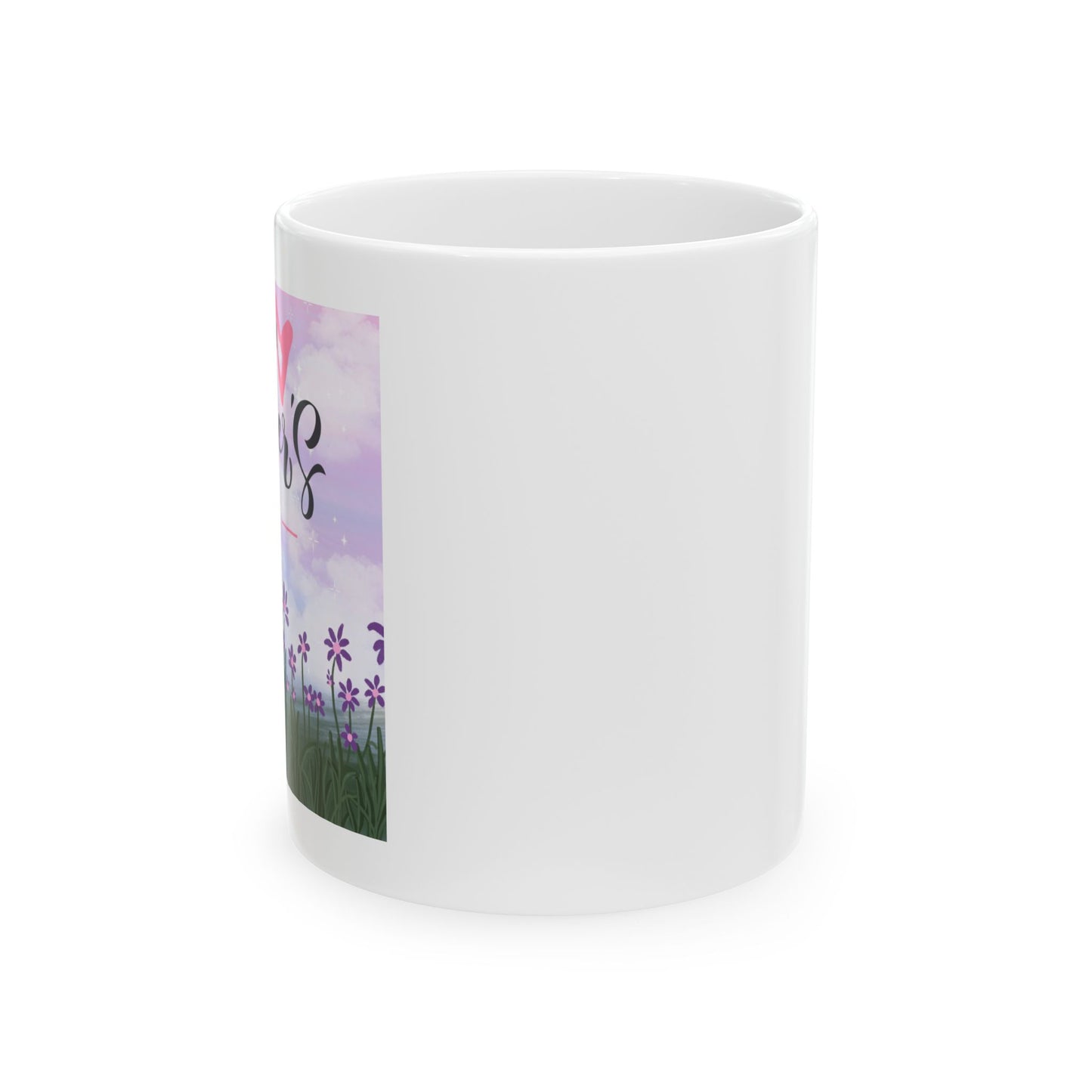 Whimsical Floral Ceramic Mug - Perfect Gift for Mom on Mother's Day