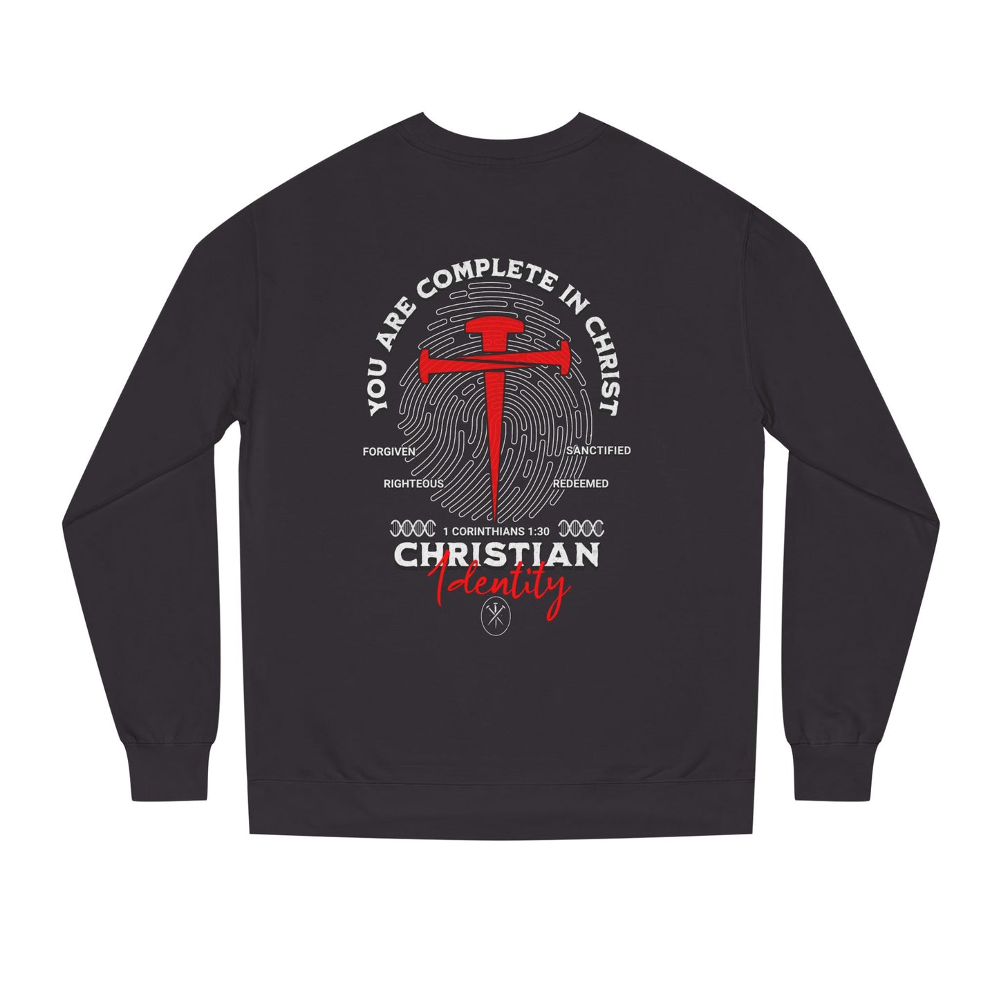 Christian Identity Sweatshirt | Faith Apparel, Inspirational Gifts, Unisex Crew Neck, Religious Sweatshirt, Christian Clothing