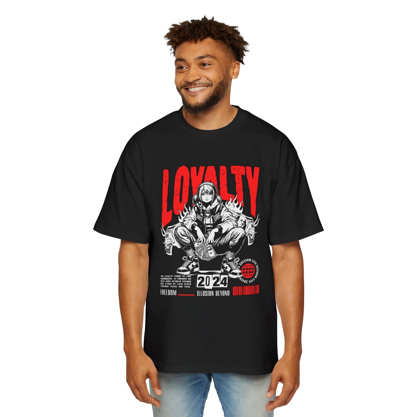 Loyalty Graphic Men's Heavy Oversized Tee