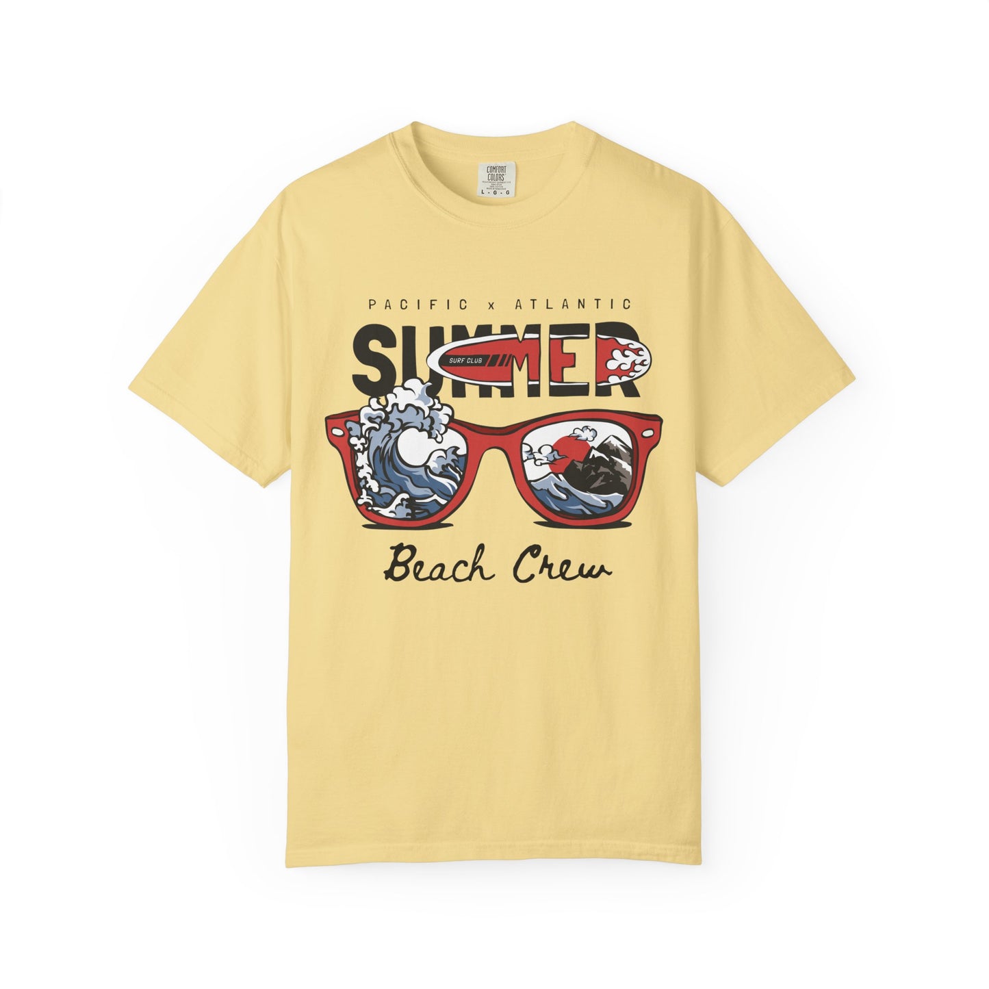 Summer Beach Crew T-Shirt | Graphic Tee, Beachwear, Vacation Shirt, Summer Gift, Unisex Apparel