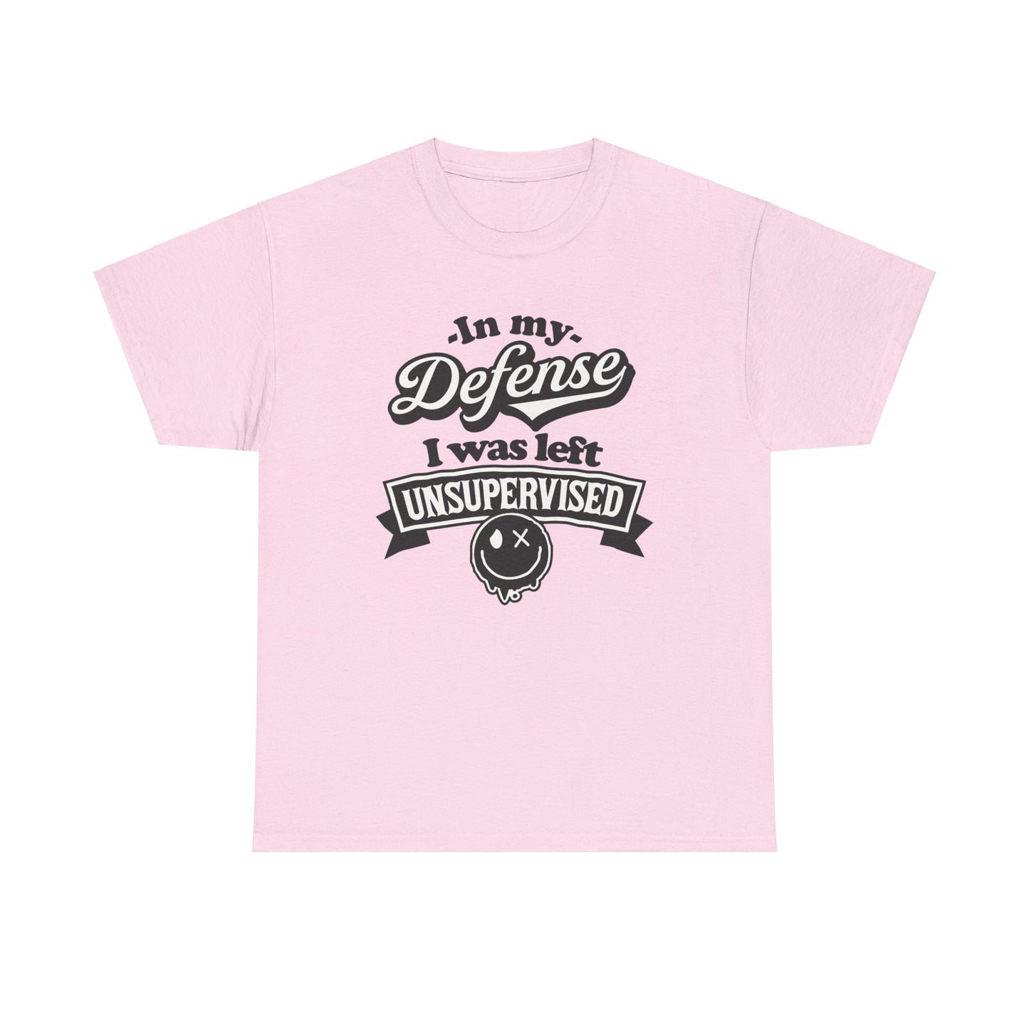 In My Defense Sarcastic Heavy Cotton Tee