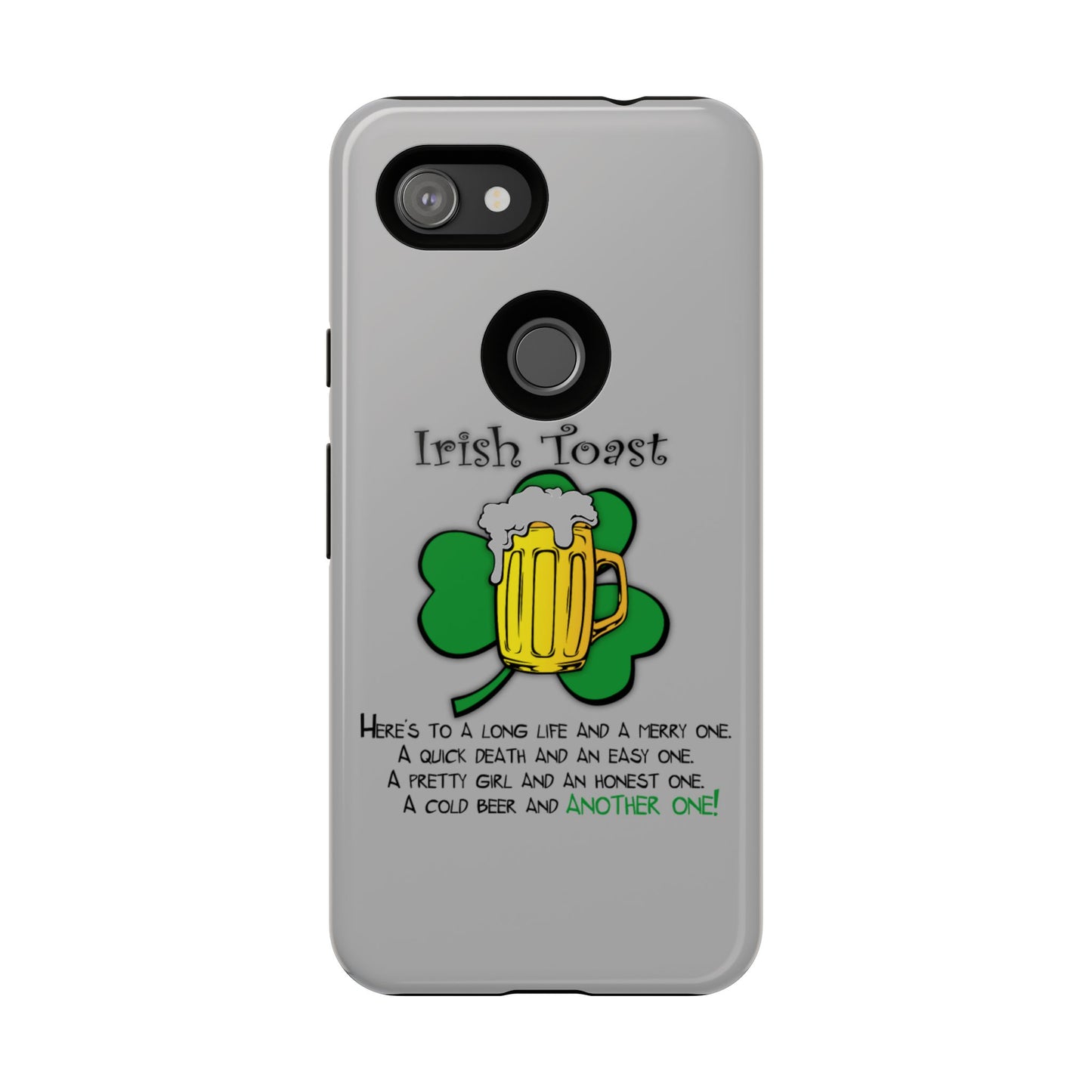 Irish Toast Beer Mug Phone Case - Tough, Fun, St. Patrick's Day Gift