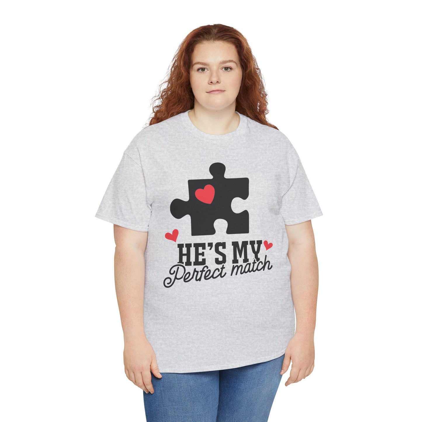 He's My Perfect Match Matching Valentines Day Shirt
