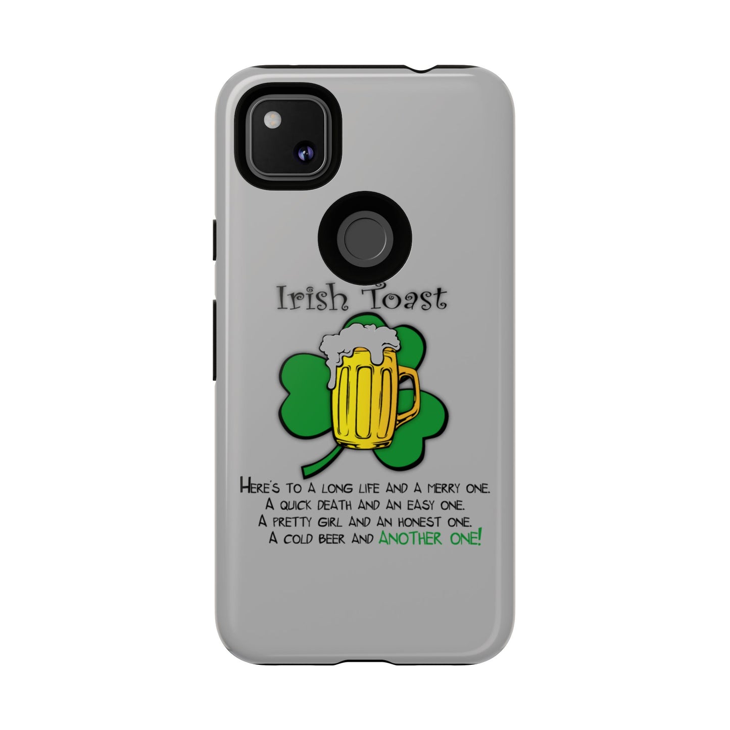 Irish Toast Beer Mug Phone Case - Tough, Fun, St. Patrick's Day Gift