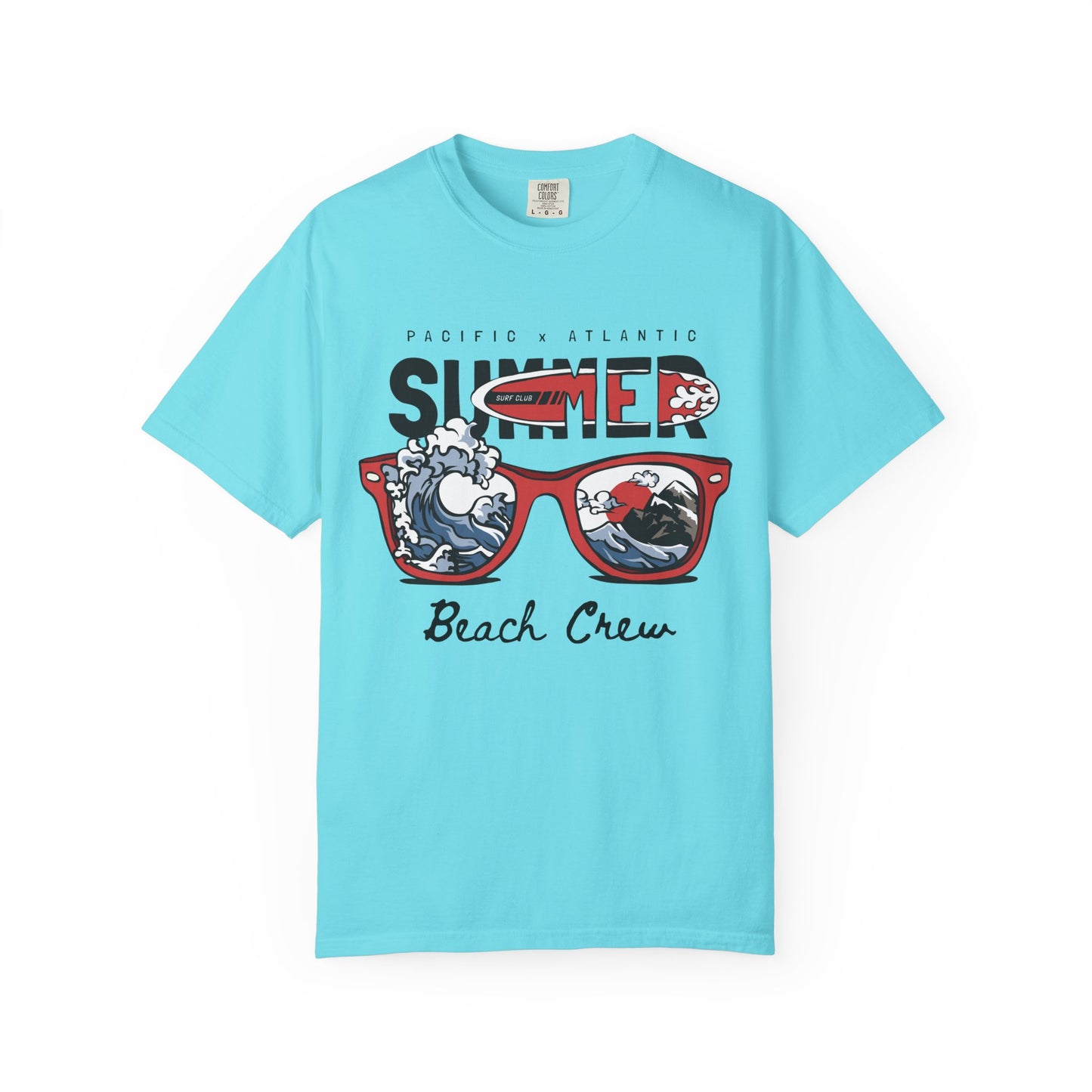 Summer Beach Crew T-Shirt | Graphic Tee, Beachwear, Vacation Shirt, Summer Gift, Unisex Apparel