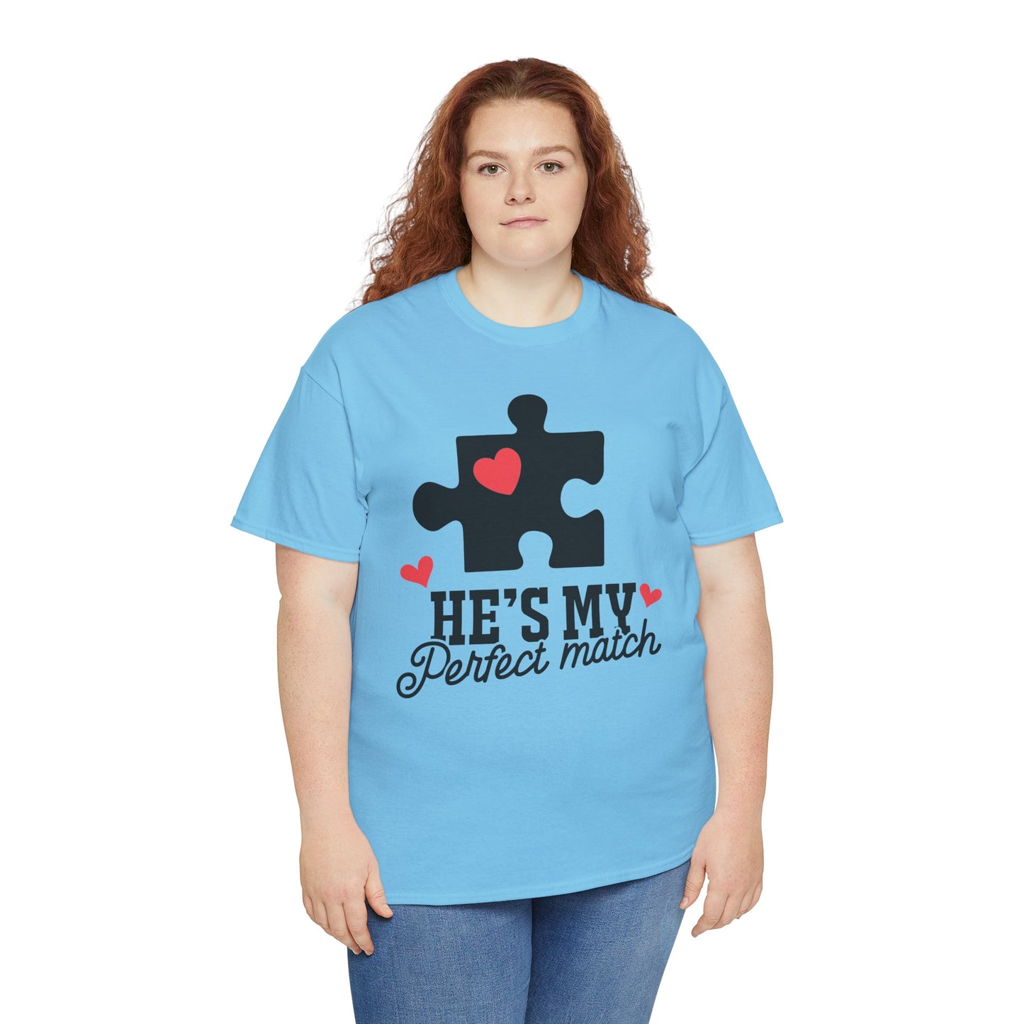 He's My Perfect Match Matching Valentines Day Shirt