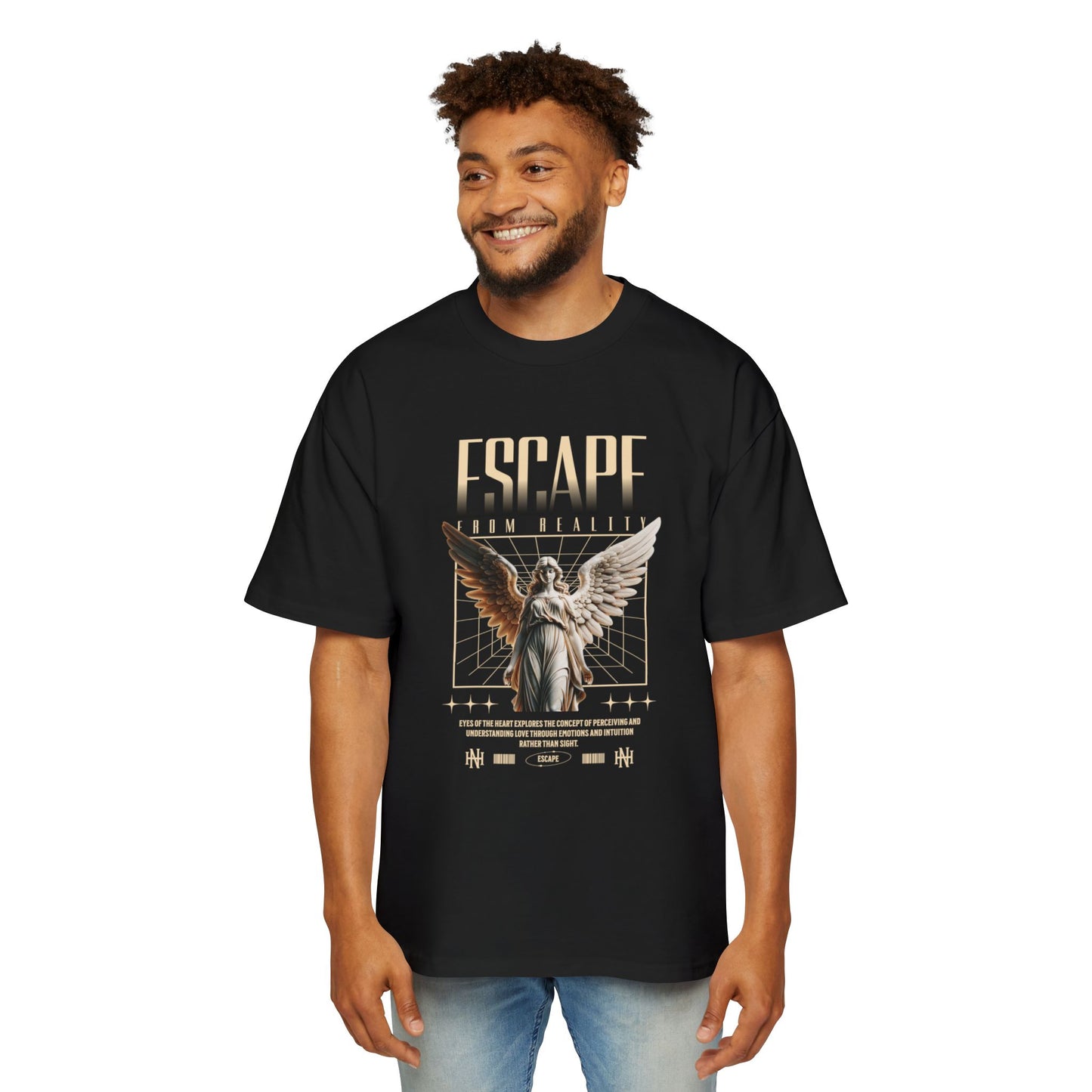 Escape Graphic Men's Heavy Oversized Tee