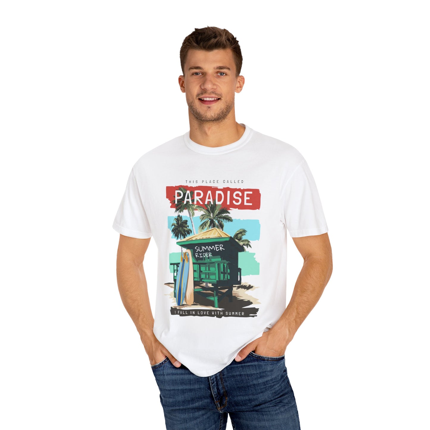 This Place Called Paradise Summer Shirt, Relaxed Beach Vibe, Perfect for Summer Events, Gift for Beach Lovers, Casual Wear, Vacation Apparel