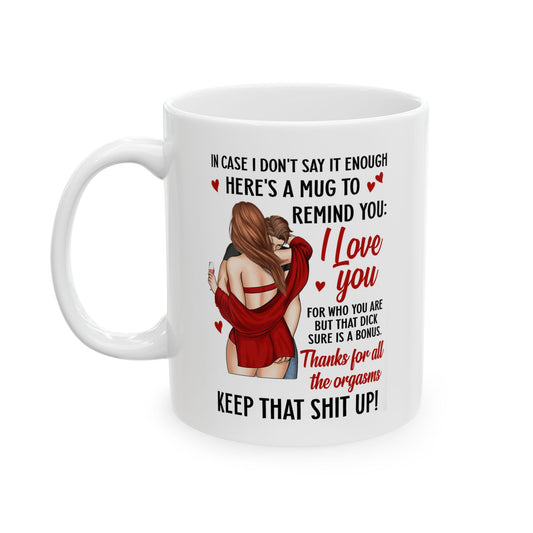 Grateful for You (and That!) Mug, Valentines Day Mug, Gift for Him
