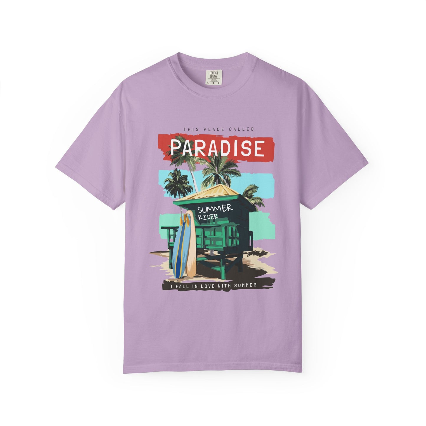 This Place Called Paradise Summer Shirt, Relaxed Beach Vibe, Perfect for Summer Events, Gift for Beach Lovers, Casual Wear, Vacation Apparel