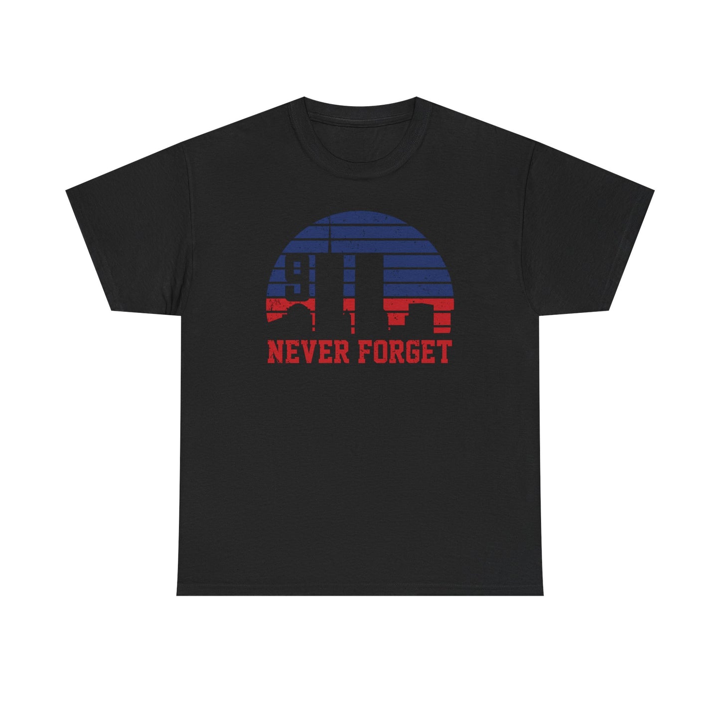 "Never Forget" Memorial Shirt, Patriotic Tee, Remembrance Apparel, 9/11 Tribute Shirt