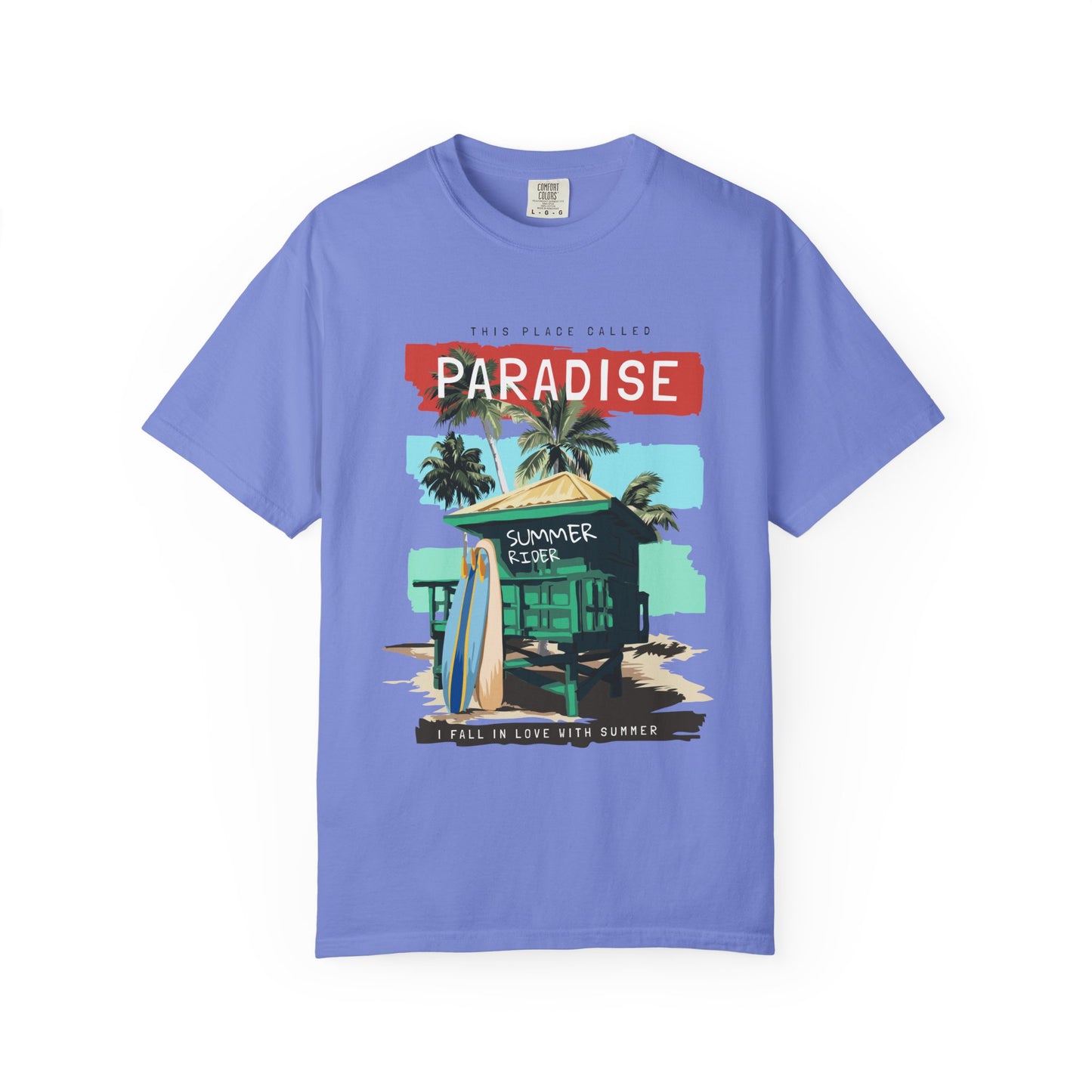 This Place Called Paradise Summer Shirt, Relaxed Beach Vibe, Perfect for Summer Events, Gift for Beach Lovers, Casual Wear, Vacation Apparel