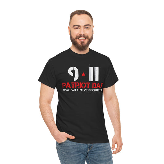 Patriot Day Unisex Tee | 9/11 Memorial Shirt, Never Forget Tee, Remembrance Apparel,  Commemorative T-Shirt