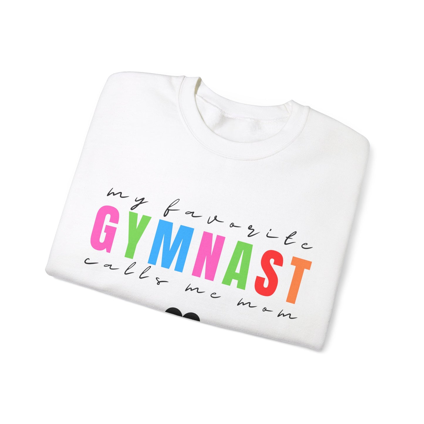 My Favorite Gymnast Calls Me Mom Crewneck Sweatshirt