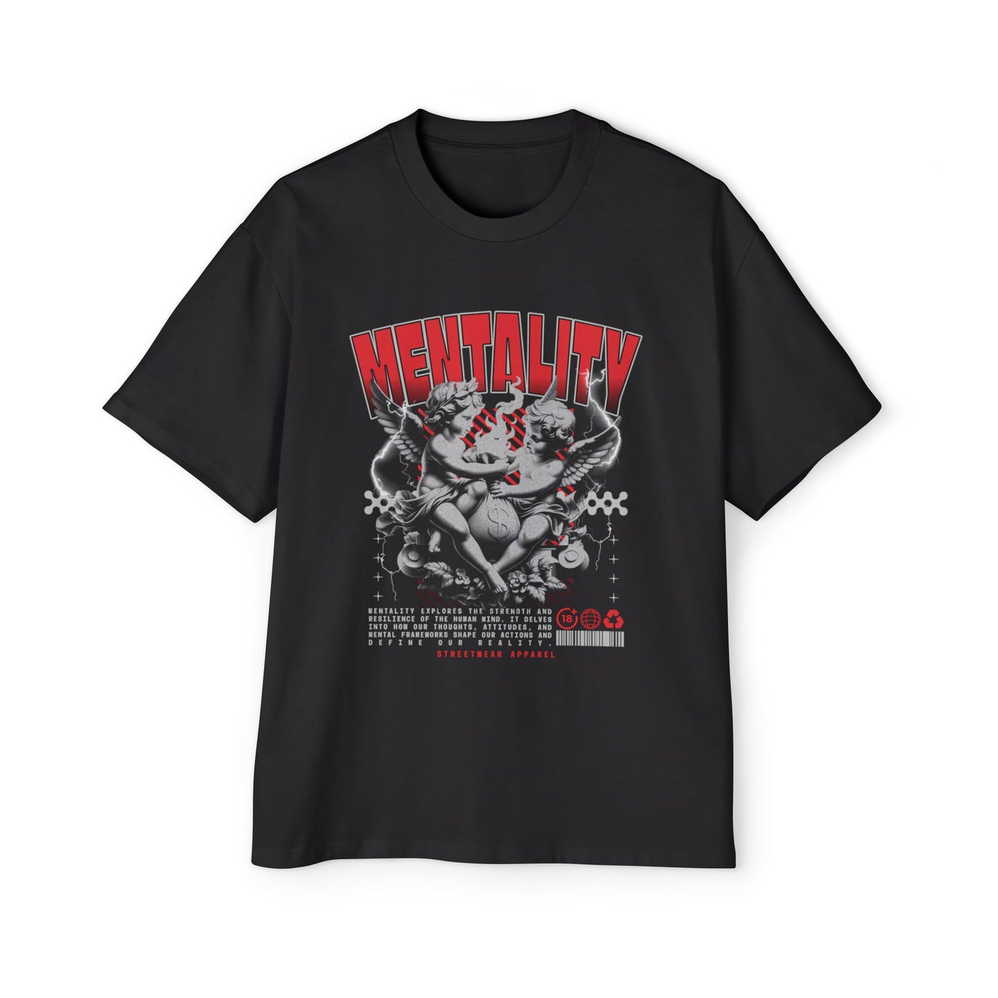 Mentality Graphic Men's Heavy Oversized Tee