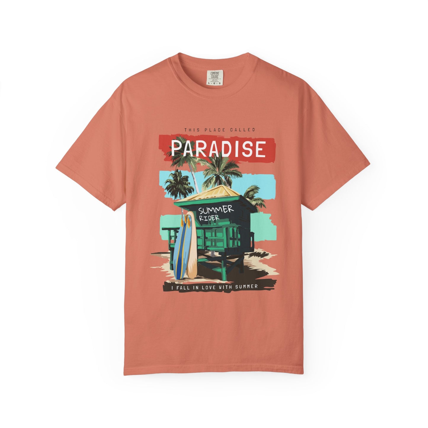 This Place Called Paradise Summer Shirt, Relaxed Beach Vibe, Perfect for Summer Events, Gift for Beach Lovers, Casual Wear, Vacation Apparel